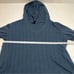 Athleta Harmony Hoodie Sweatshirt Ribbed Stretch Blue Heather Womens Size XS