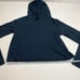 Athleta Harmony Hoodie Sweatshirt Ribbed Stretch Blue Heather Womens Size XS