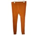 Free People Movement Pants Women's Large Joggers Tapered Leg Thermal Brown Rust