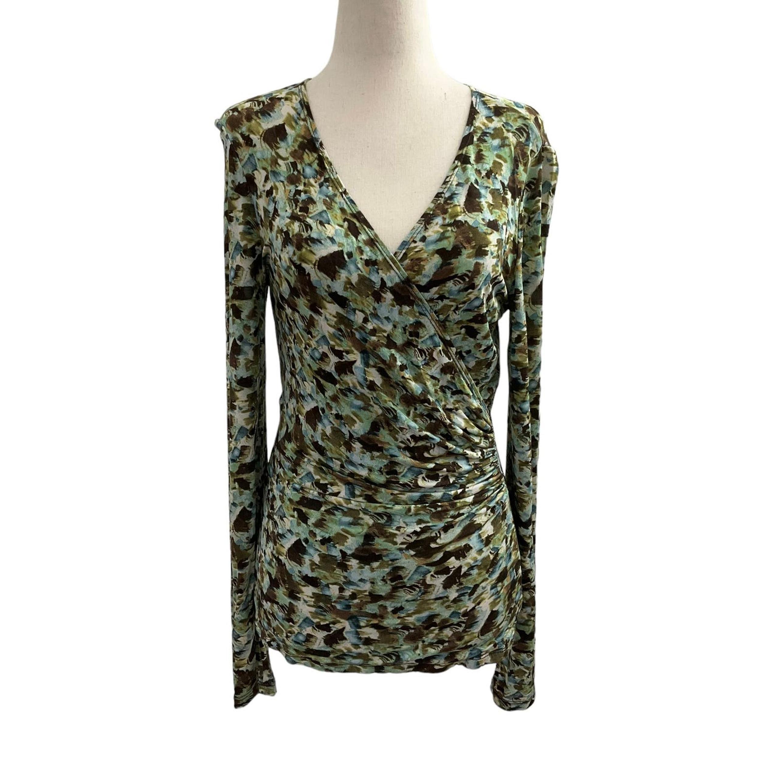 Cache Multicolor Long Sleeve Top Size S | 43-46