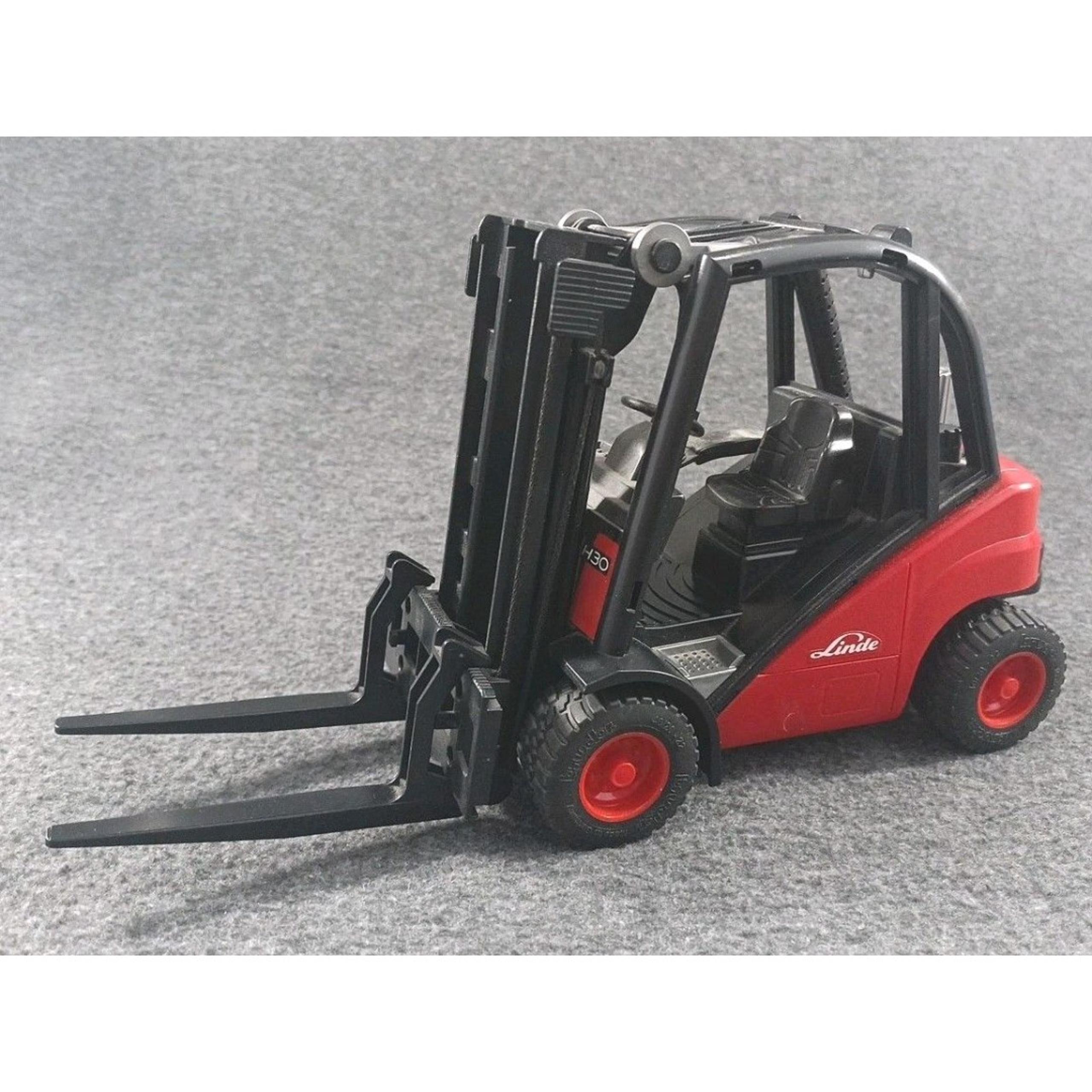Bruder 1287/01 Linde Forklift H30 2004 Made In Germany Functional