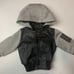 Urban Republic Faux Leather Hooded Bomber Jacket NWT