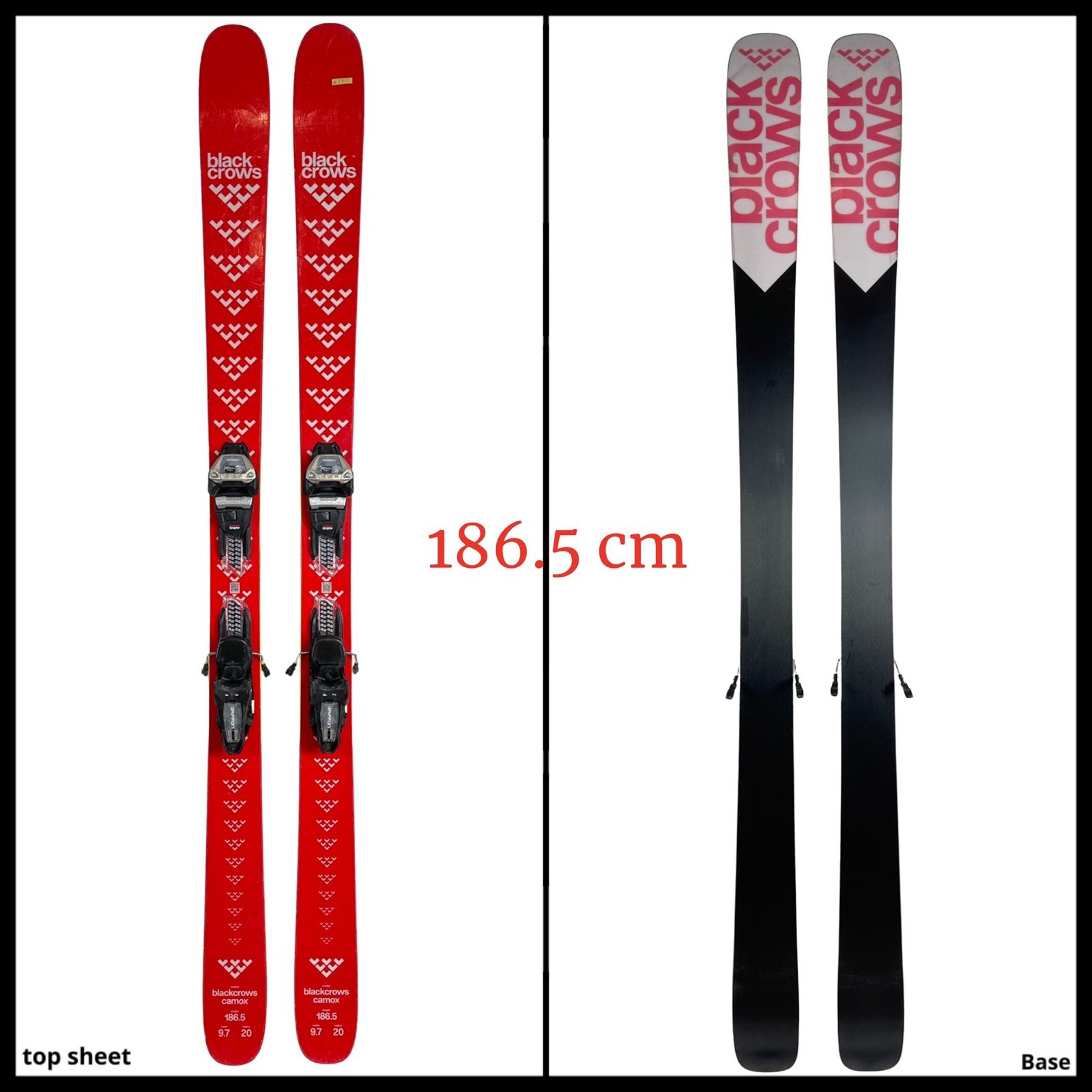 #2211 Black Crows Camox 186.5 cm 2024 w/ Marker Griffon Binding 13
