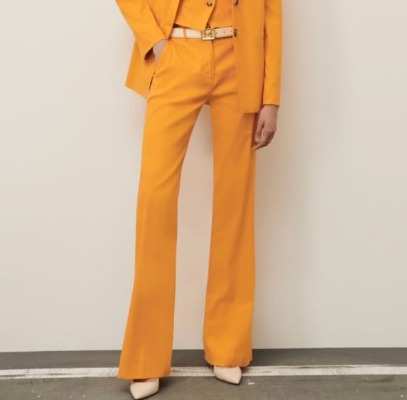 MARELLA Angri Linen-blend trousers