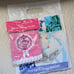 Rare Minnie Mouse Embroidered Patch Pink Small Mini Hand Towel White Bow Ruffle