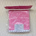 Rare Minnie Mouse Embroidered Patch Pink Small Mini Hand Towel White Bow Ruffle