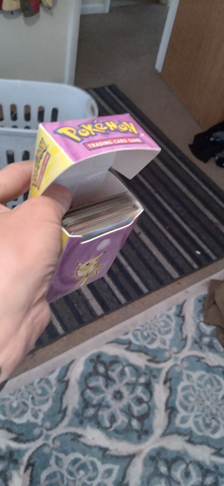 Pokemon lightning theme deck case wizard