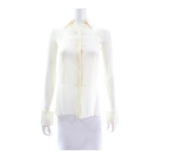 J. MENDEL PARIS Ivory Button Down Shirt