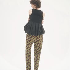 【 Almost unused 】mecre Mecre Shirring Gather Balloon Camisole