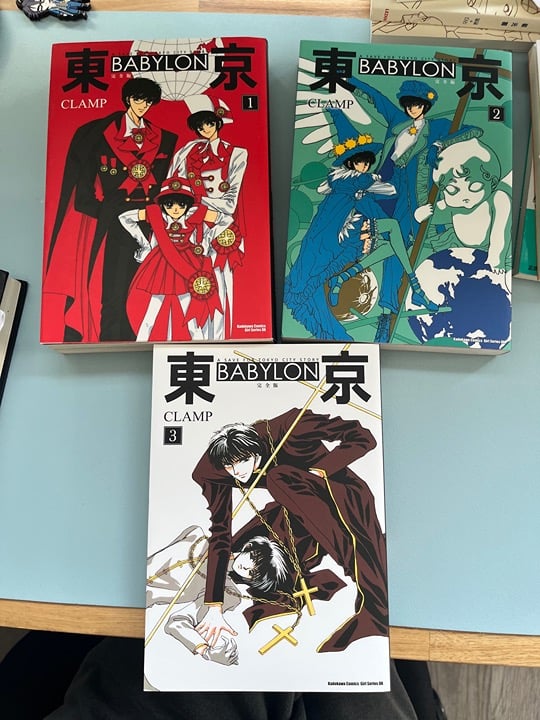 Clamp Tokyo Babylon omnibus 1-3 set