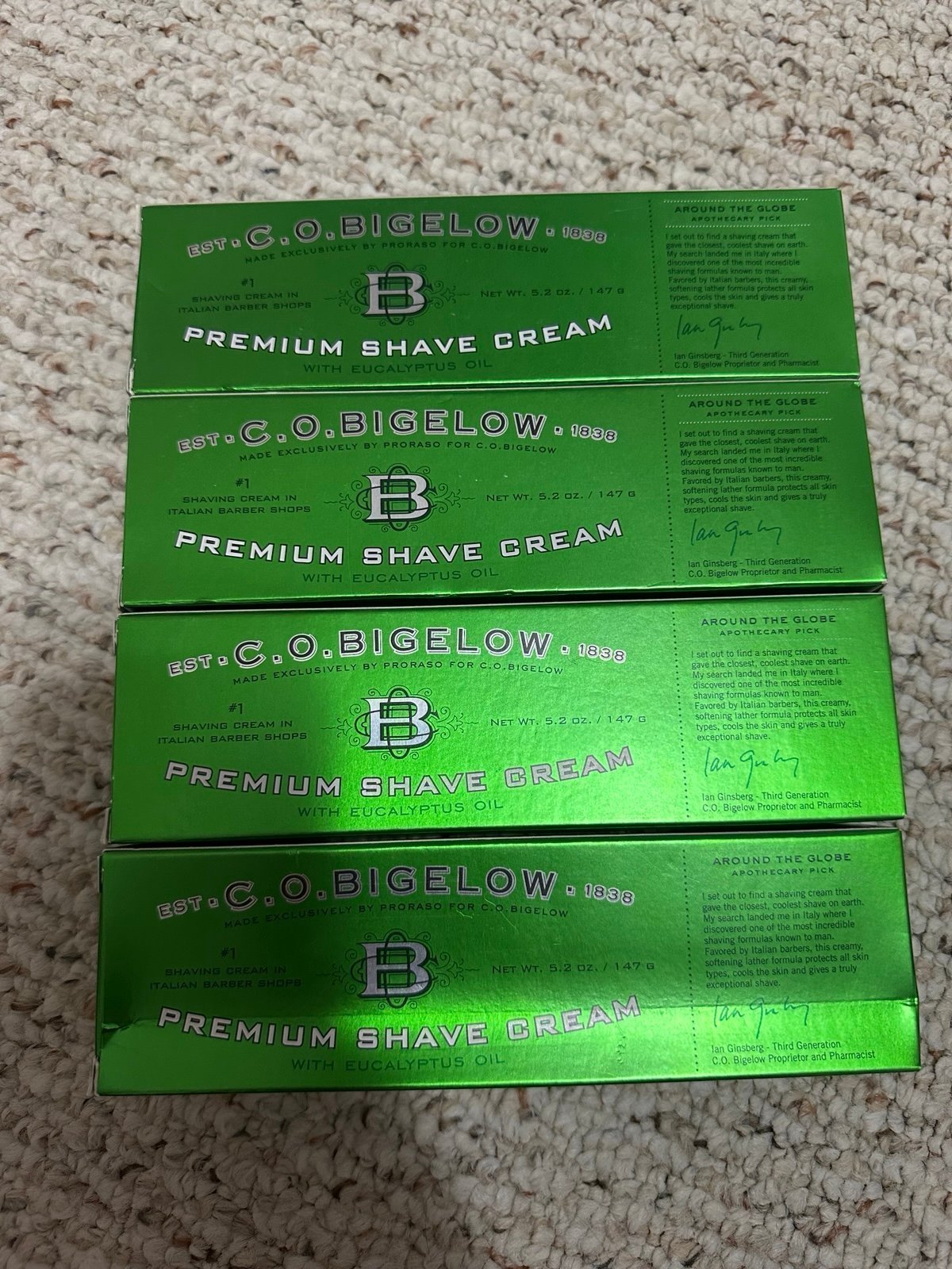 C.O. Bigelow Premium Shave Creams