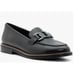 Ara Kyle Leather Loafer Black Chunky Chain Accents Sophisticated Women's 8