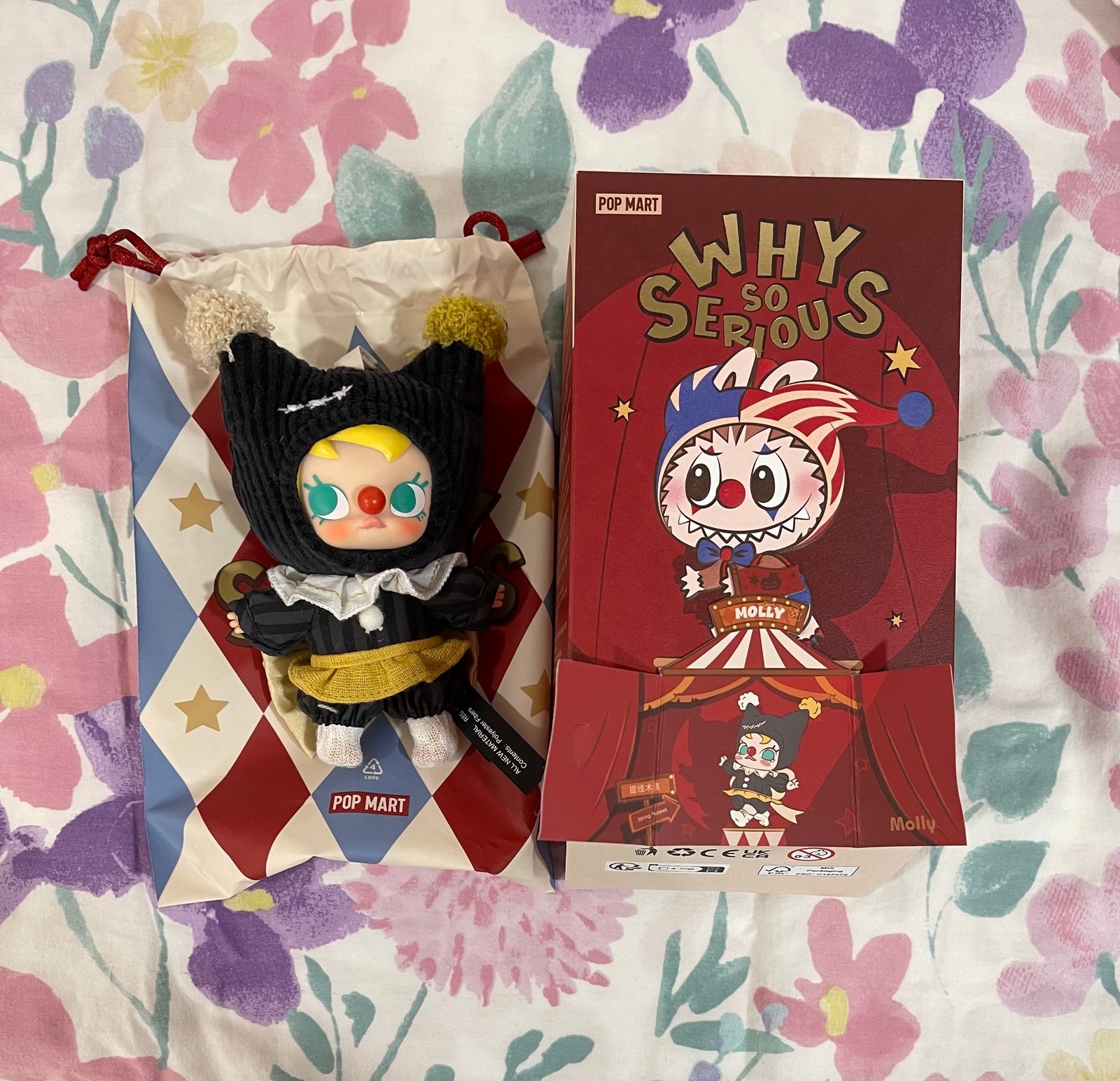 Pop Mart Why So Serious Vinyl Plush Pendant - Molly