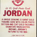 Jordan Upper Deck 22 Kt. gol Photo card!!