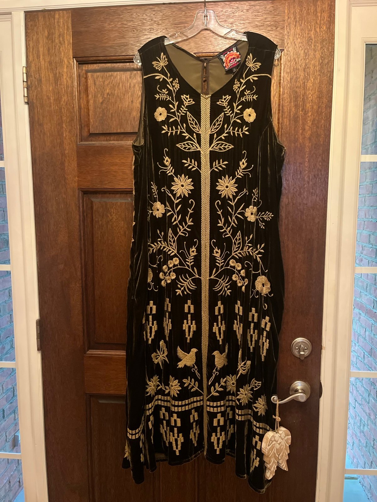 johnny was velvet dress