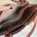 NWT Trisha Large Pebbled Leather Triple Gusset Shoulder Bag Primrose Light Pink