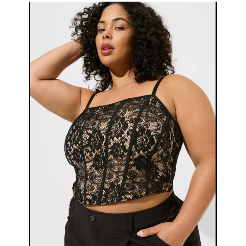 Torrid Lace Corset Top 1X 14-16 NEW