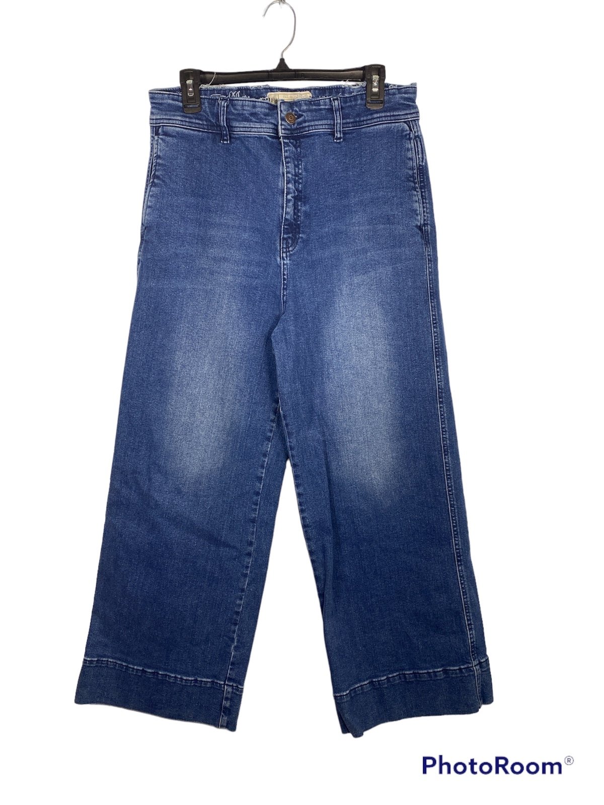 Free People Hi-Rise Wide Leg Jeans Size 12