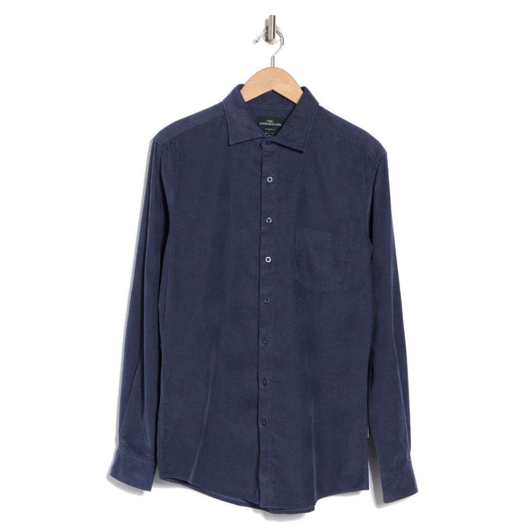 Rodd & Gunn Men’s Ironside Long Sleeve Cotton Button-Up Sports Fit Shirt XL