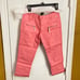 NEW Twin Set junior ladies size 14a faux leather capri pants NWD minor defects