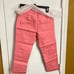 NEW Twin Set junior ladies size 14a faux leather capri pants NWD minor defects