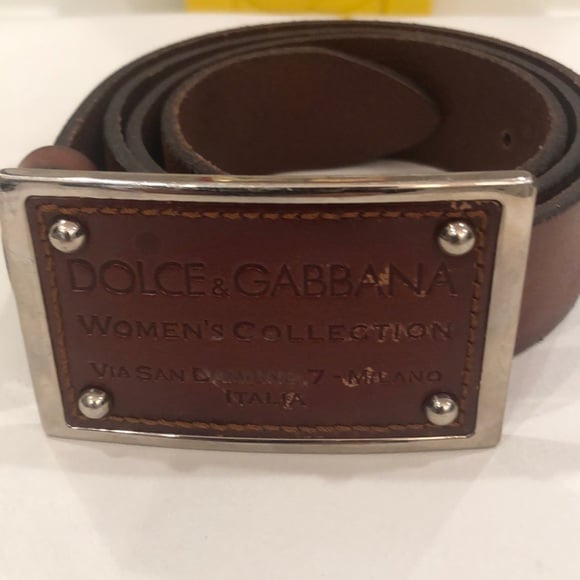Dolce and gabbana belt