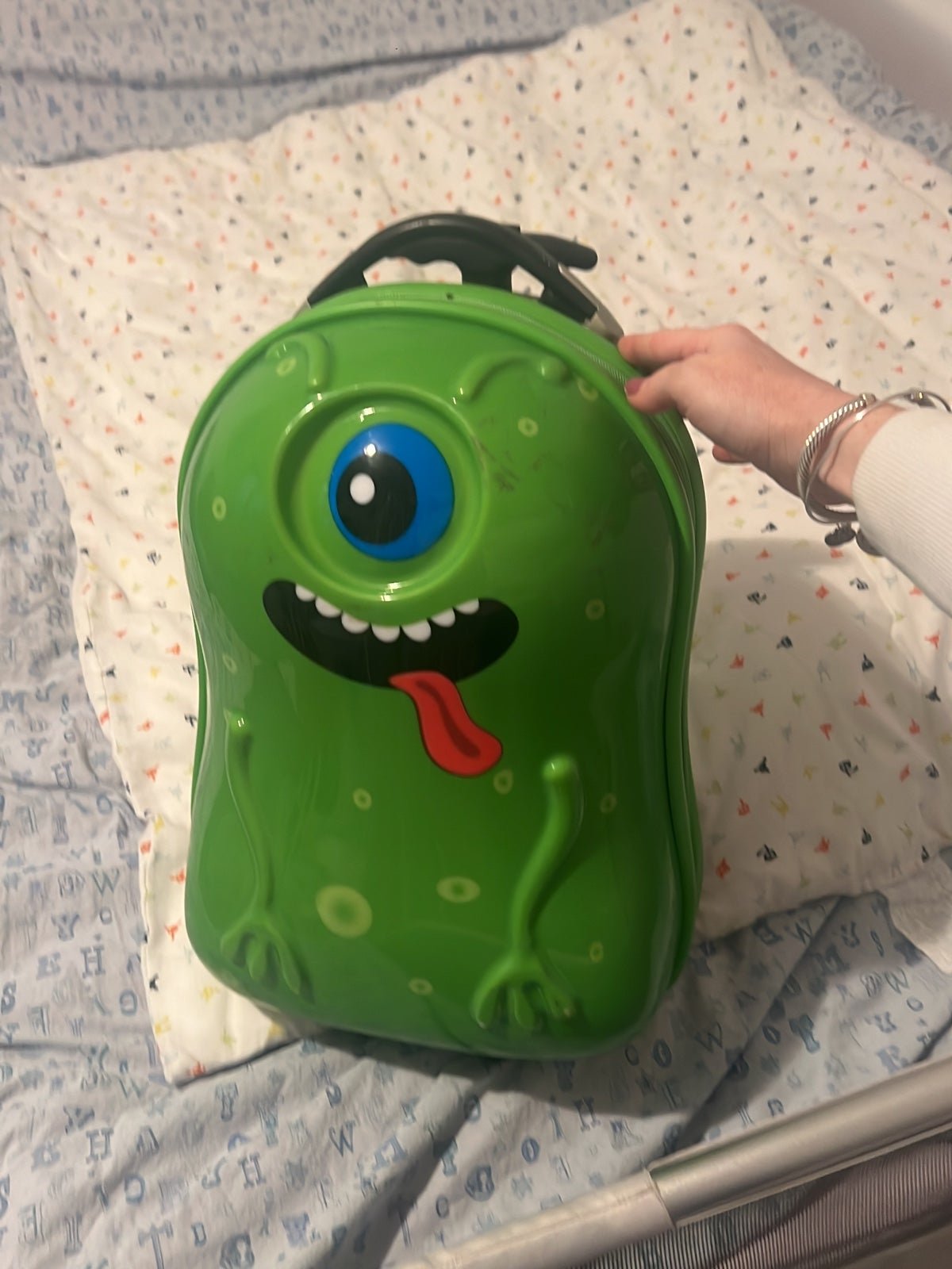 Travel buddies little kid rolling suitcase