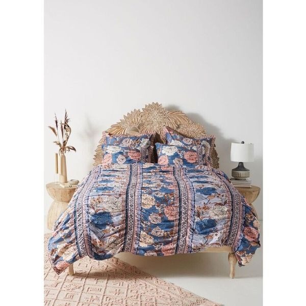 New Anthropologie Majorelle Duvet Cover Queen Size