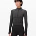 Lululemon Athletica Rest Less Cropped Half-Zip