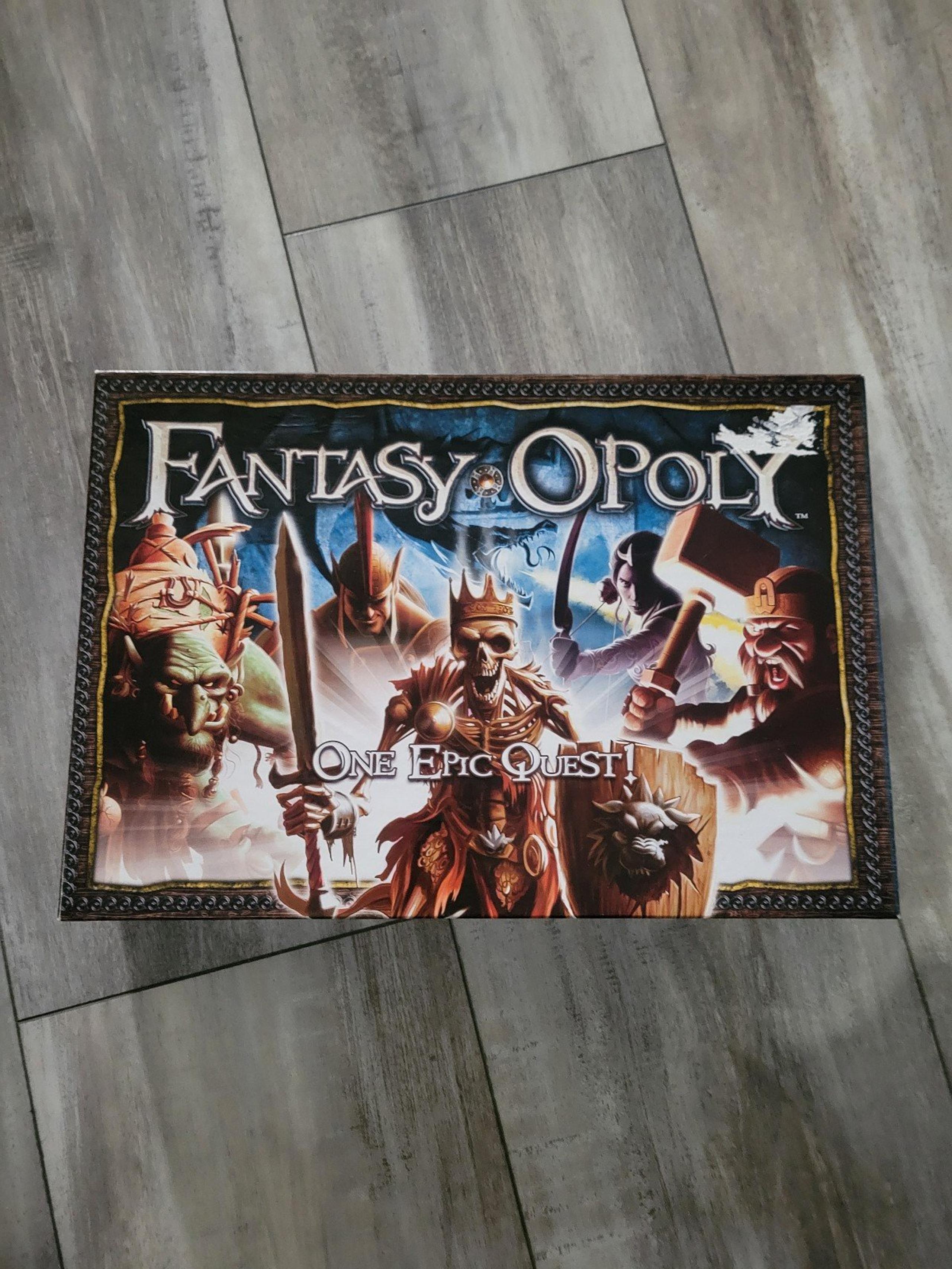 Fantasyopoly Fantasy Themed Monopoly Game from Late for the Sky, Wizards, Magic