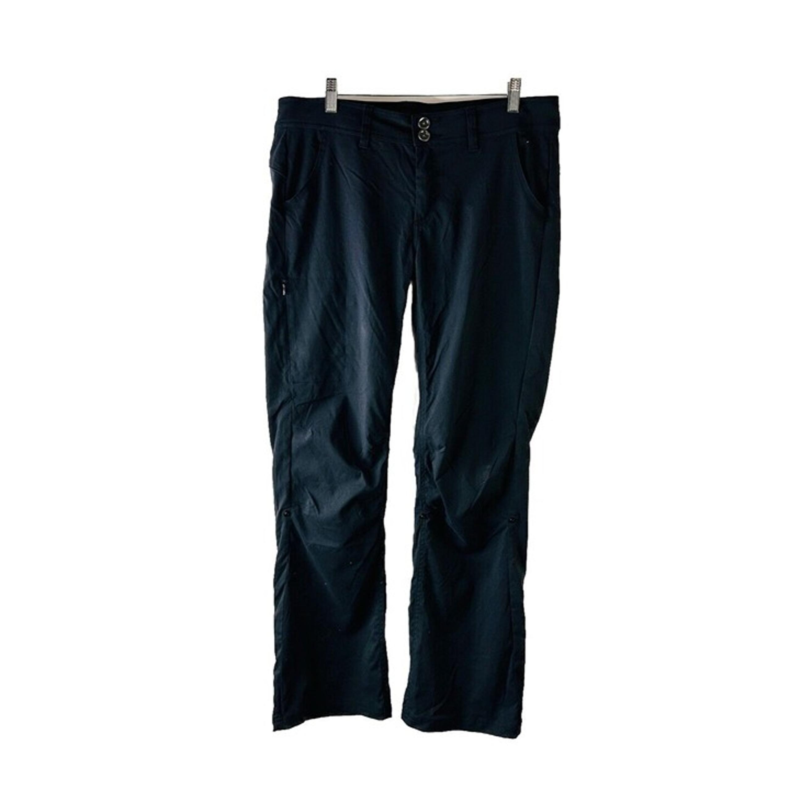 Prana Womens 10 Halle Pants Cargo Convertible HIking Trail Gray