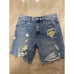 New Free People Free People Denim Shorts Patched Size 25. 108 Waist 28”
