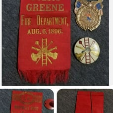 RaRe 1896 New York Whitney's Point FD Fire Department Collection
