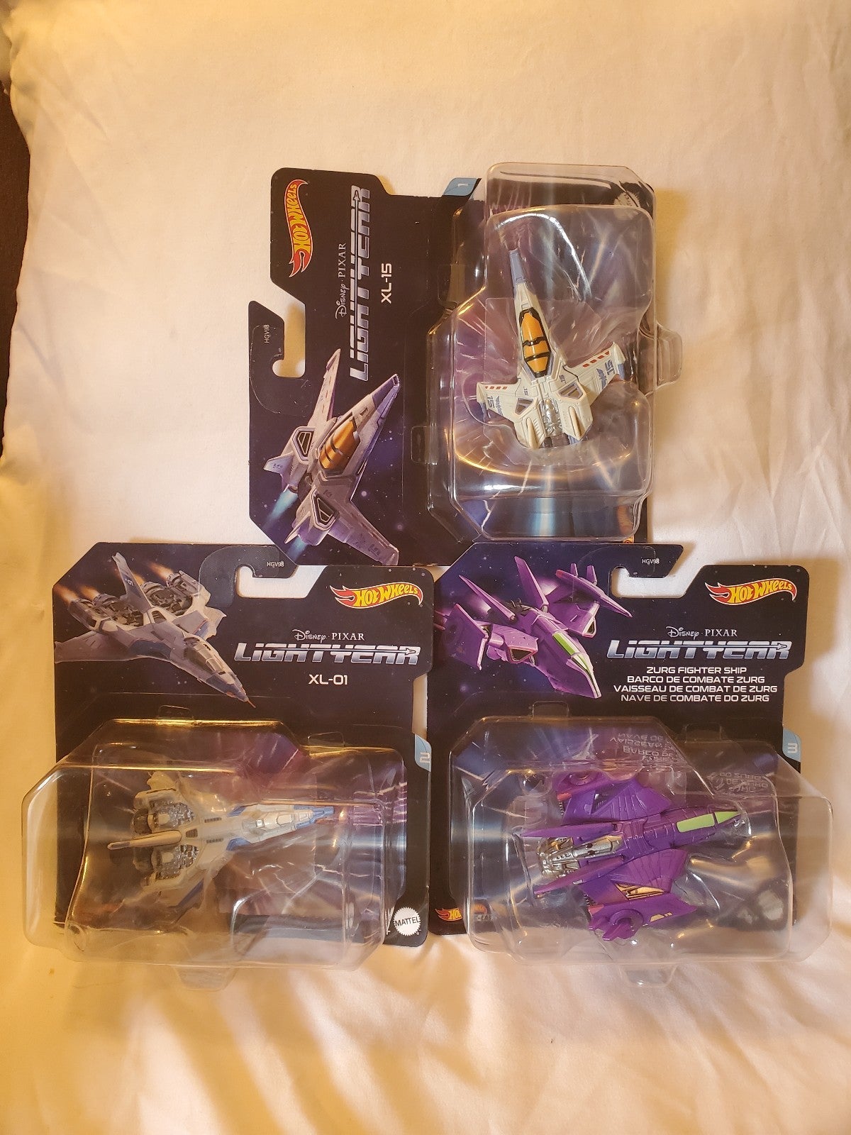 Buzz Lightyear, XL-15 ship, XL-01 ship, Zurg Fighter Ship, NEW