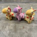 LOT OF 3 Fisher Price Giraffe Soothe and Glow Baby Yellow Music Light Plushies