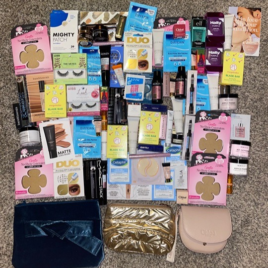 86 Pc. Beauty Bundle (Tarte / Olaplex / Clinique / More) inc / 3 Beauty Bags