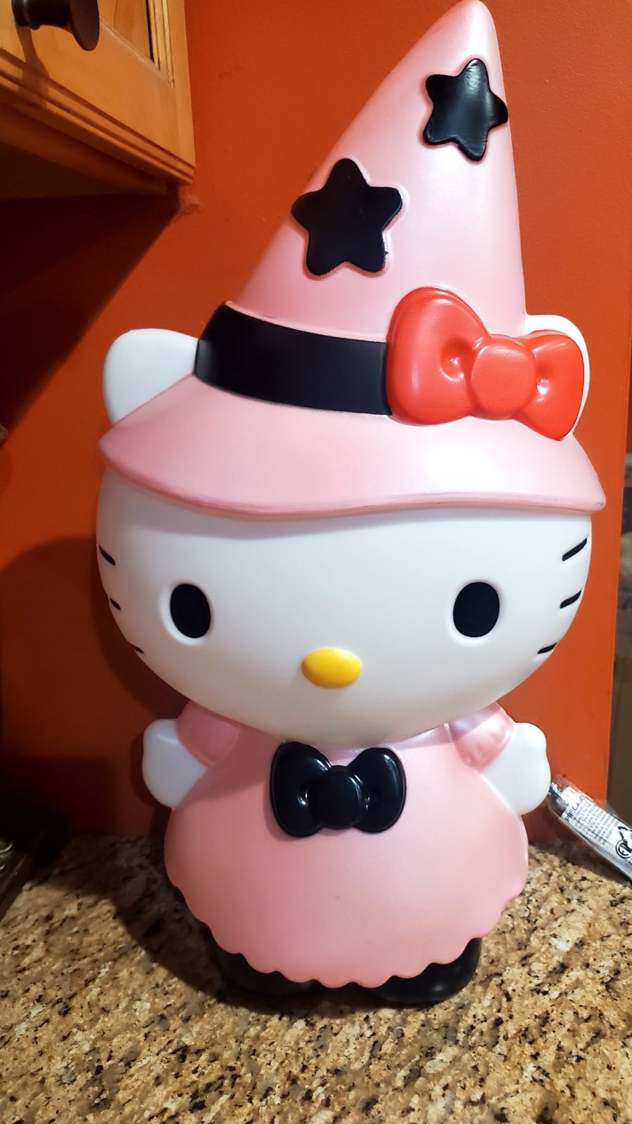 Hello kitty witch blow mold