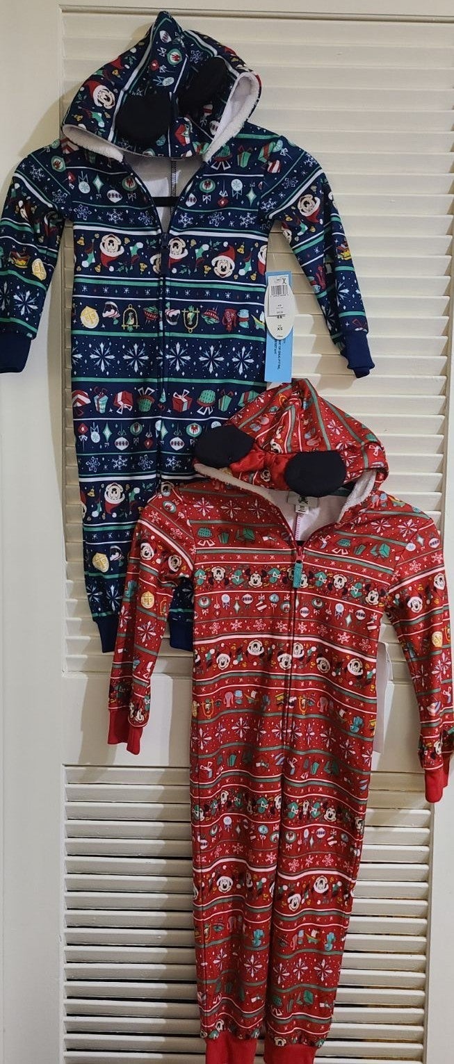 Minnie and Mickey Mouse Holiday Bodysui