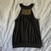The Limited Black Halter w/Brass Beading