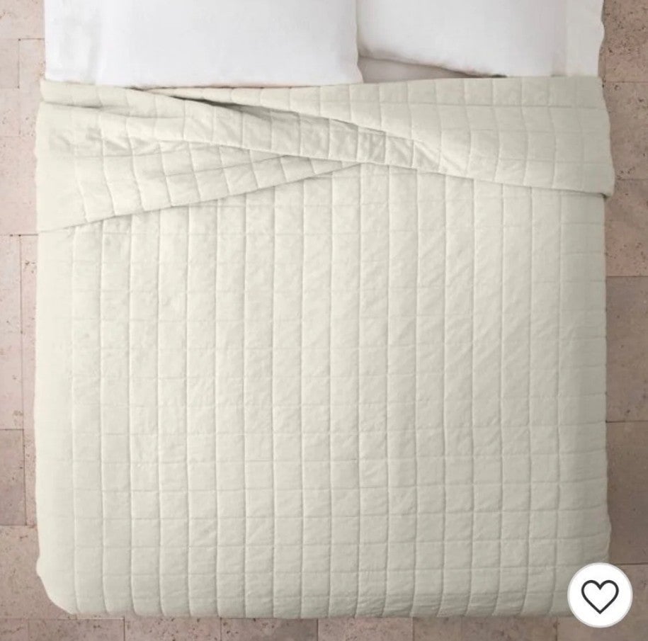 Casaluna Heavyweight Linen Blend king Quilt