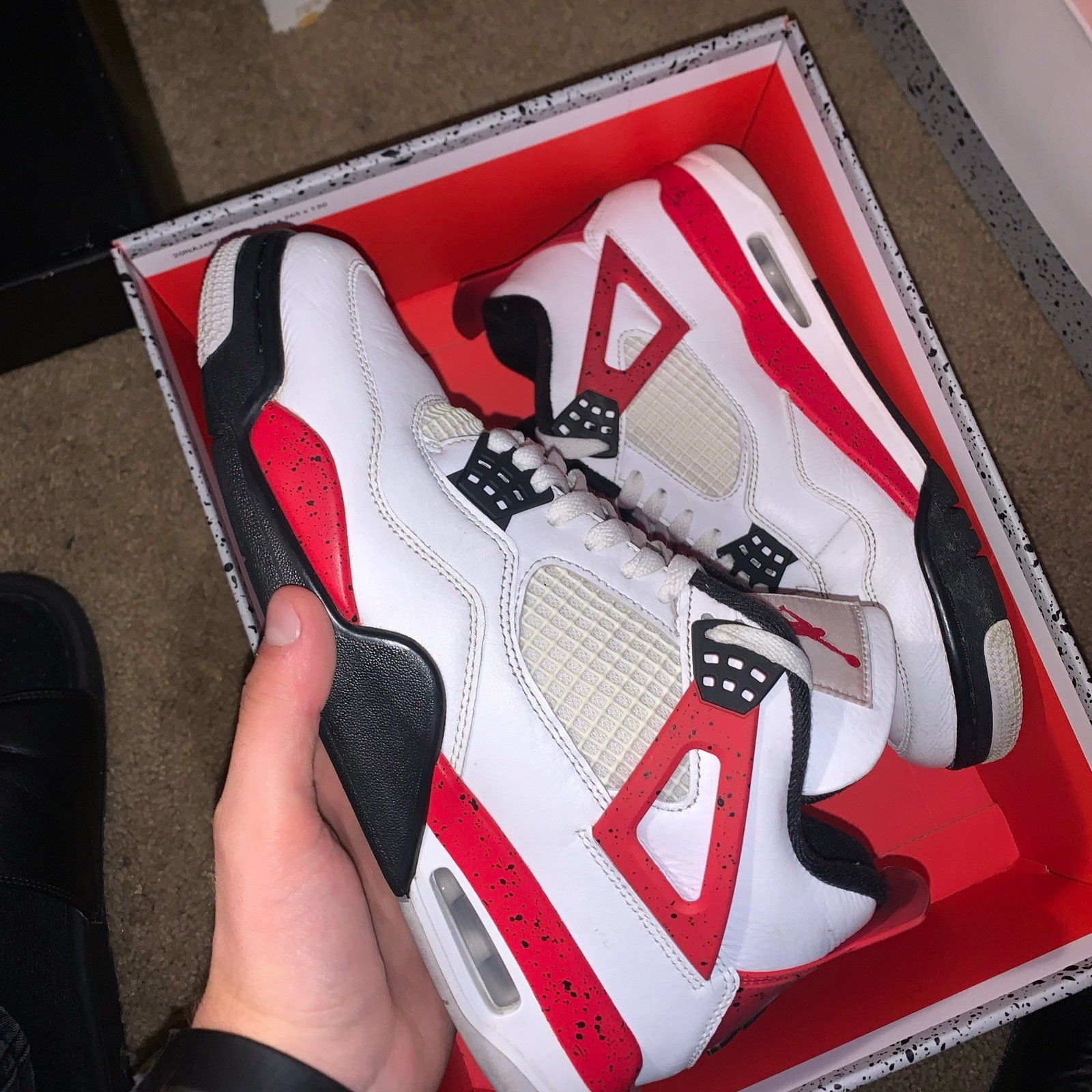 Jordan 4 red cement
