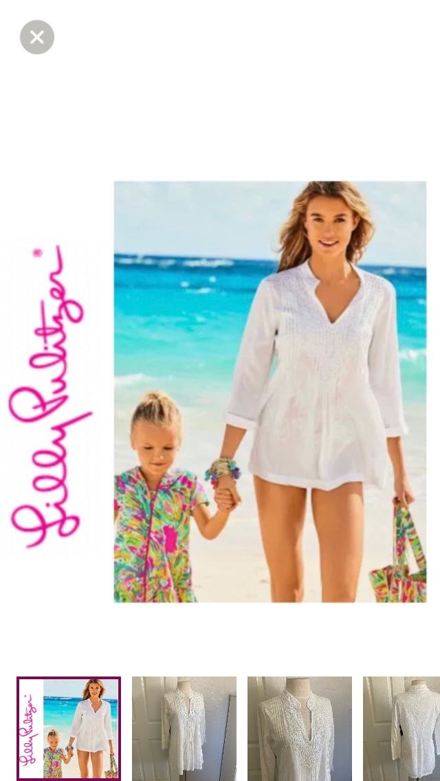Lilly Pulitzer Sarasota Beaded Tunic (S)