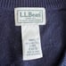 L.L. Bean Navy Blue VTG Shetland Knit Wool Pullover Sweater Shirt Mens Sz L