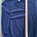 L.L. Bean Navy Blue VTG Shetland Knit Wool Pullover Sweater Shirt Mens Sz L