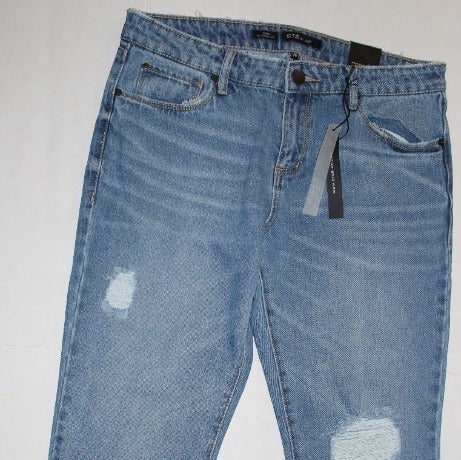 STS BLUE CARA STRAIGHT RAW HEM JEANS 30