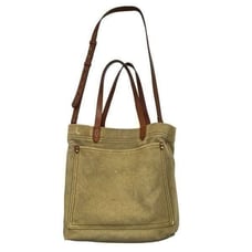 Madewell Medium Canvas Transport Tote with Crossbody Strap Olive/Khaki Green