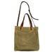 Madewell Medium Canvas Transport Tote with Crossbody Strap Olive/Khaki Green