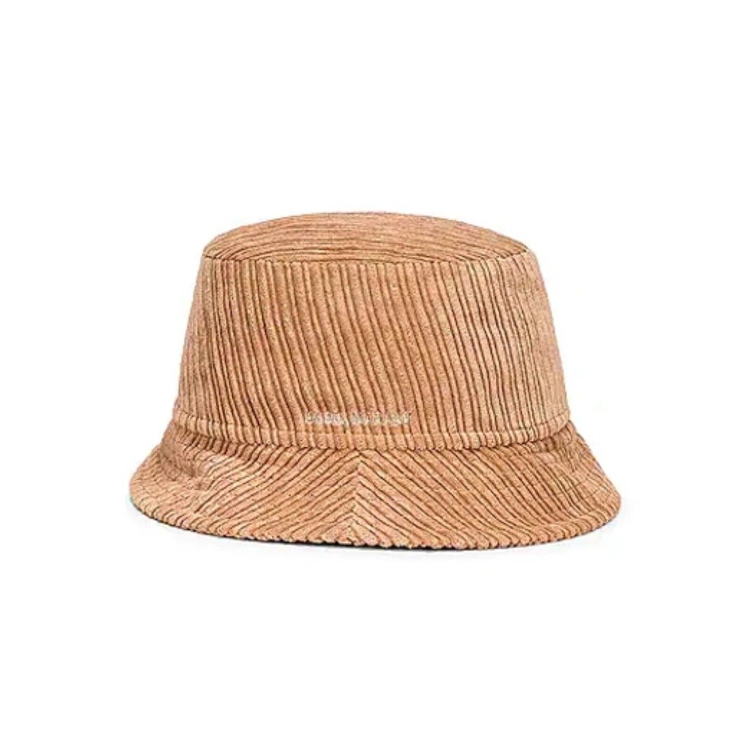 NWT Authentic Isabel Marant Haley Corduroy Bucket Hat Chestnut Brown Size 56
