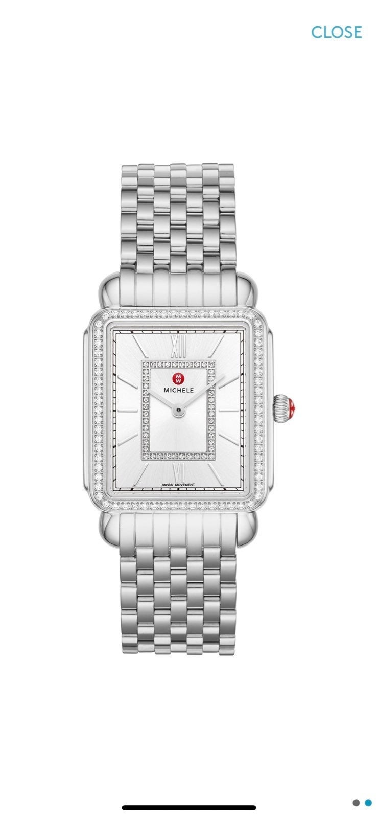 Michele Deco II Diamond Watch