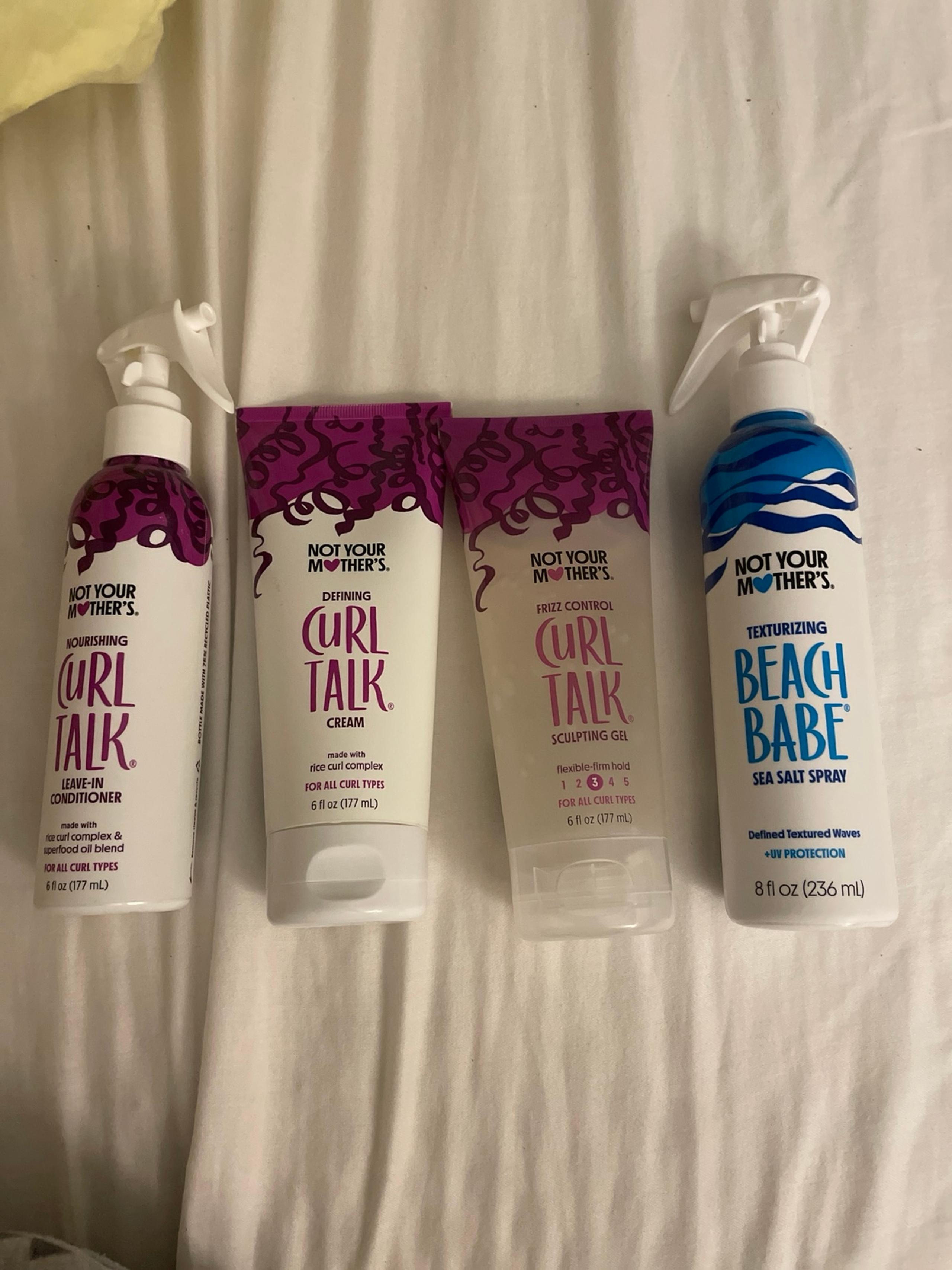 Not Your Mothers Curl Talk Set and Wave Spray